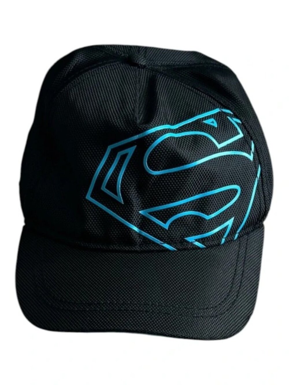 DC Comics Superman Youth Snapback Hat – Black & Electric Blue (OSFM)